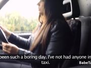 Black dude nailed female taxi driver