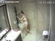 IPCAM – Young Slavic girl takes a deep shower