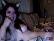 LazyKitty on cam